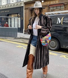 DIOR Saddle Bag Sound of Soul Model in Multicolor Canvas