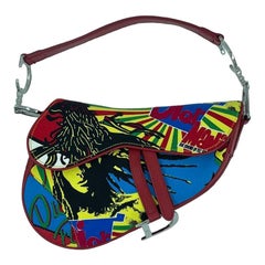 DIOR Saddle Bag Sound of Soul Model in Multicolor Canvas