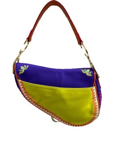 Dior Saddle Bird Limited Edition Top Handle Bag