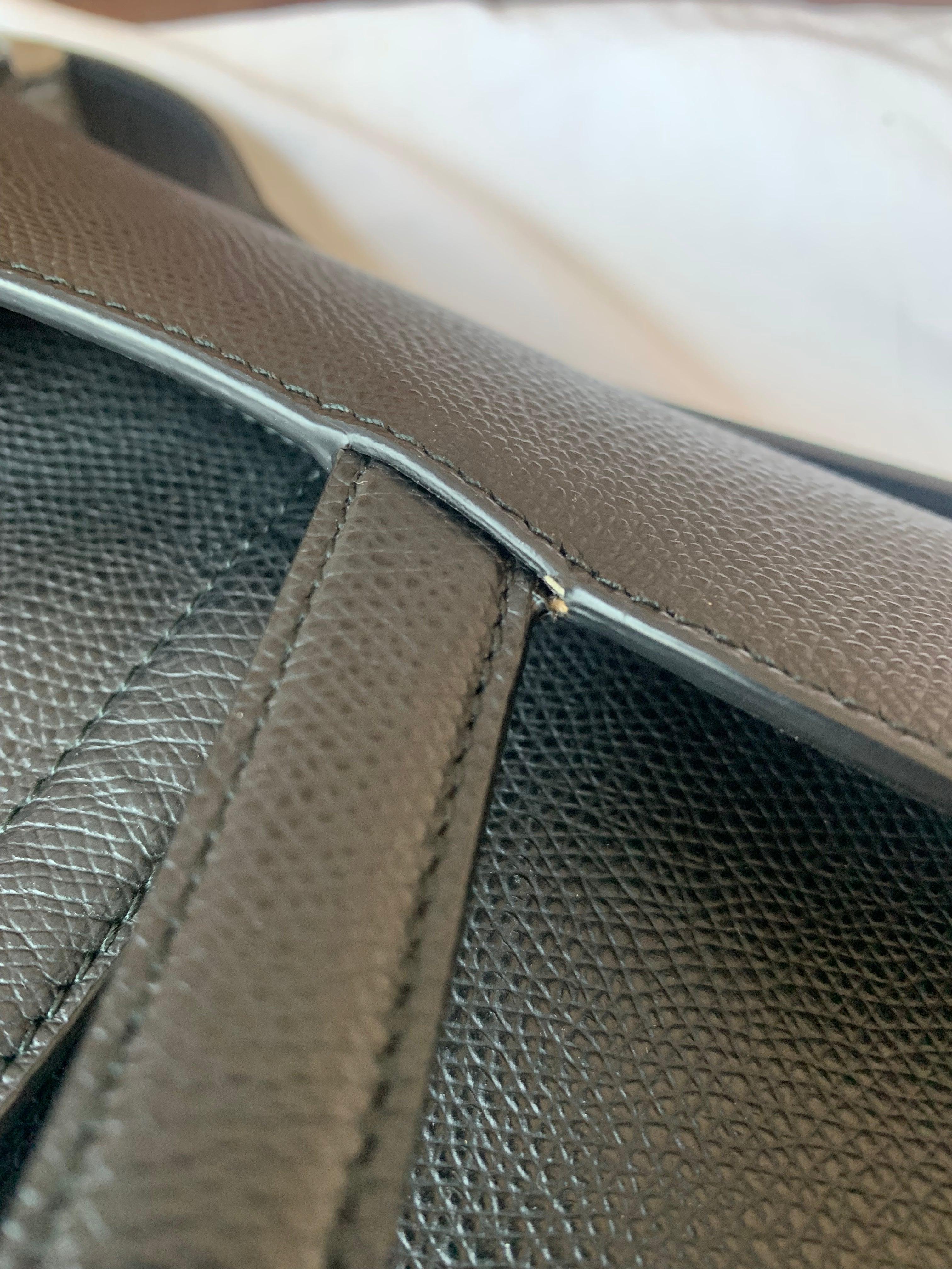 Dior Saddle Black Medium Grained Leather Handbag with Gold Hardware 12