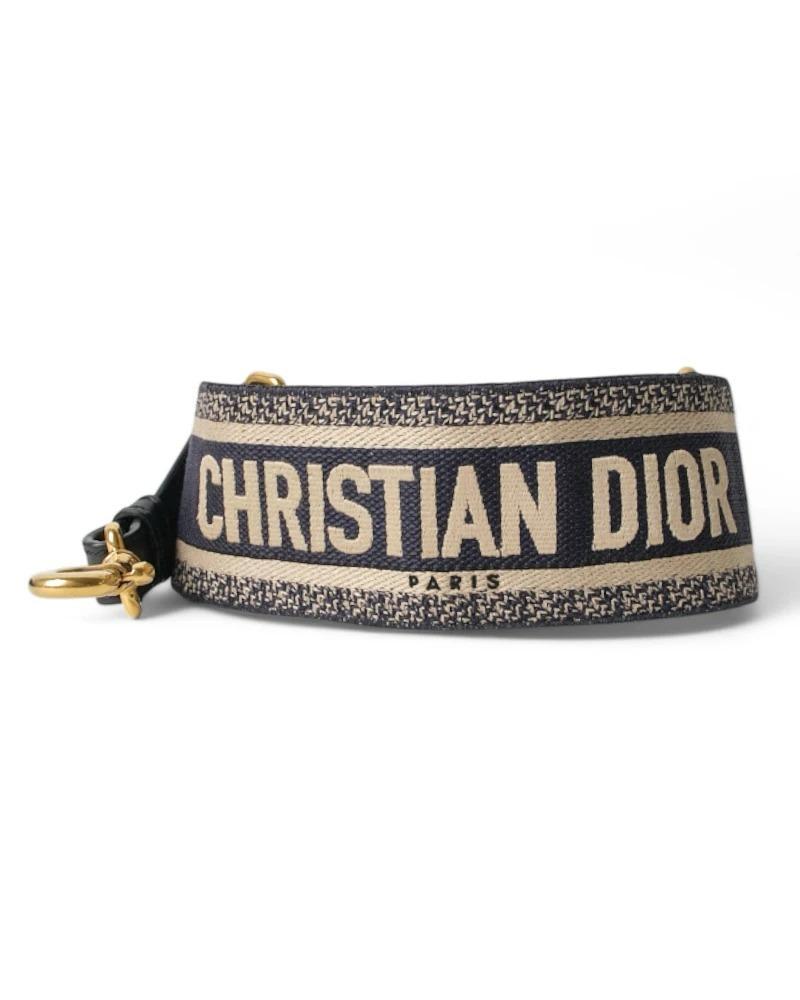 Dior Sillín Jacquard Oblique Azul 12