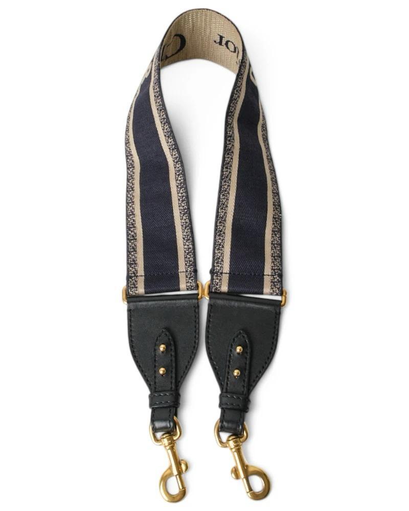 Dior Sillín Jacquard Oblique Azul 13