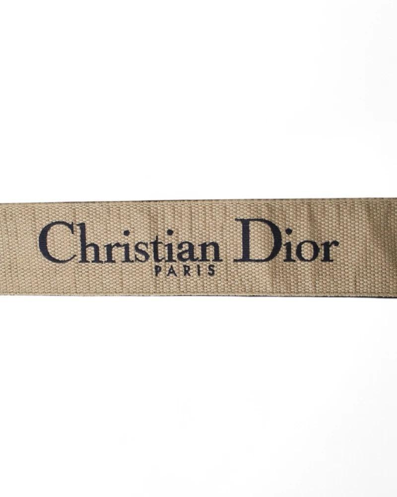 Dior Sillín Jacquard Oblique Azul 14