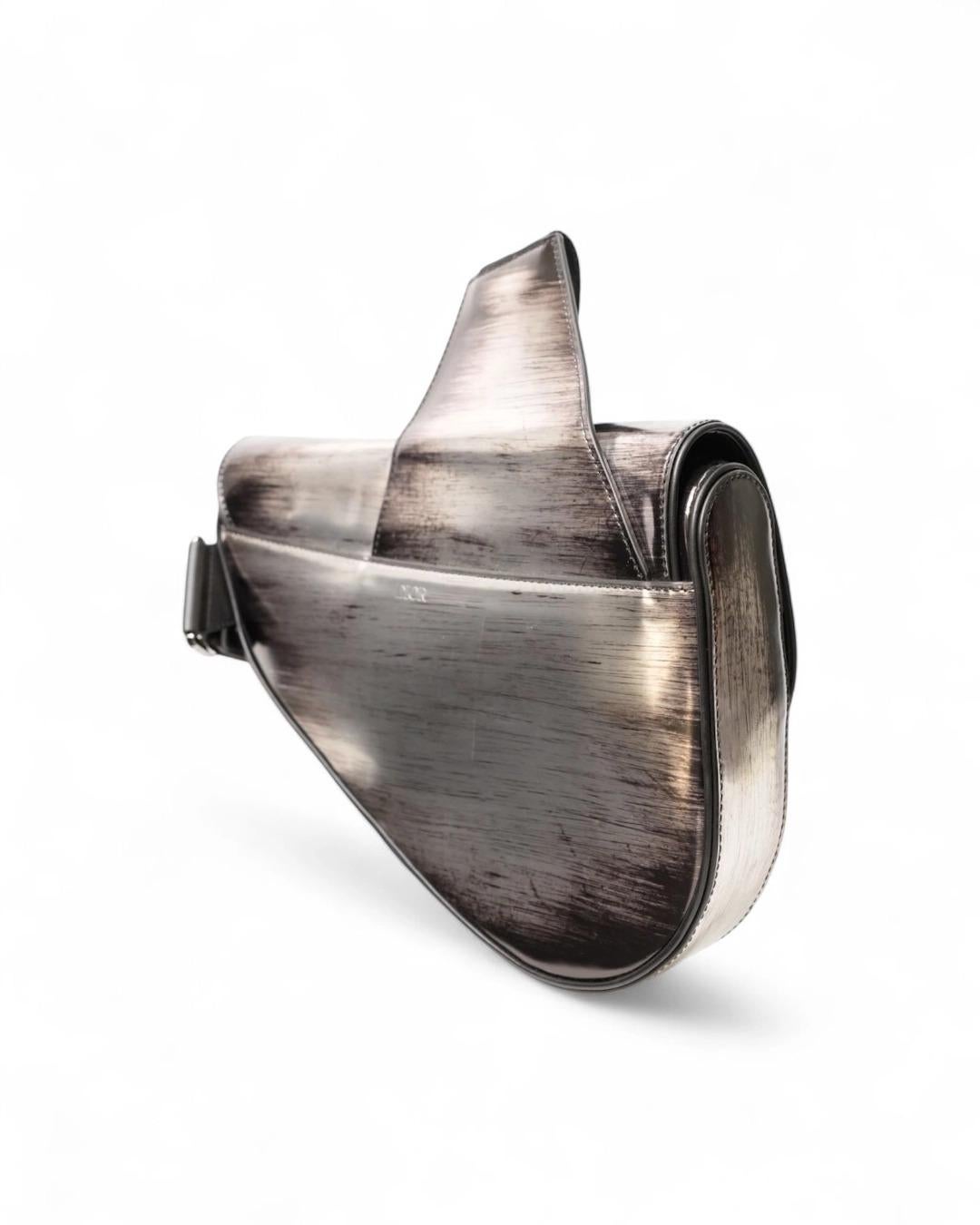 Sillín Dior Hombre Degradé Plata en venta 8