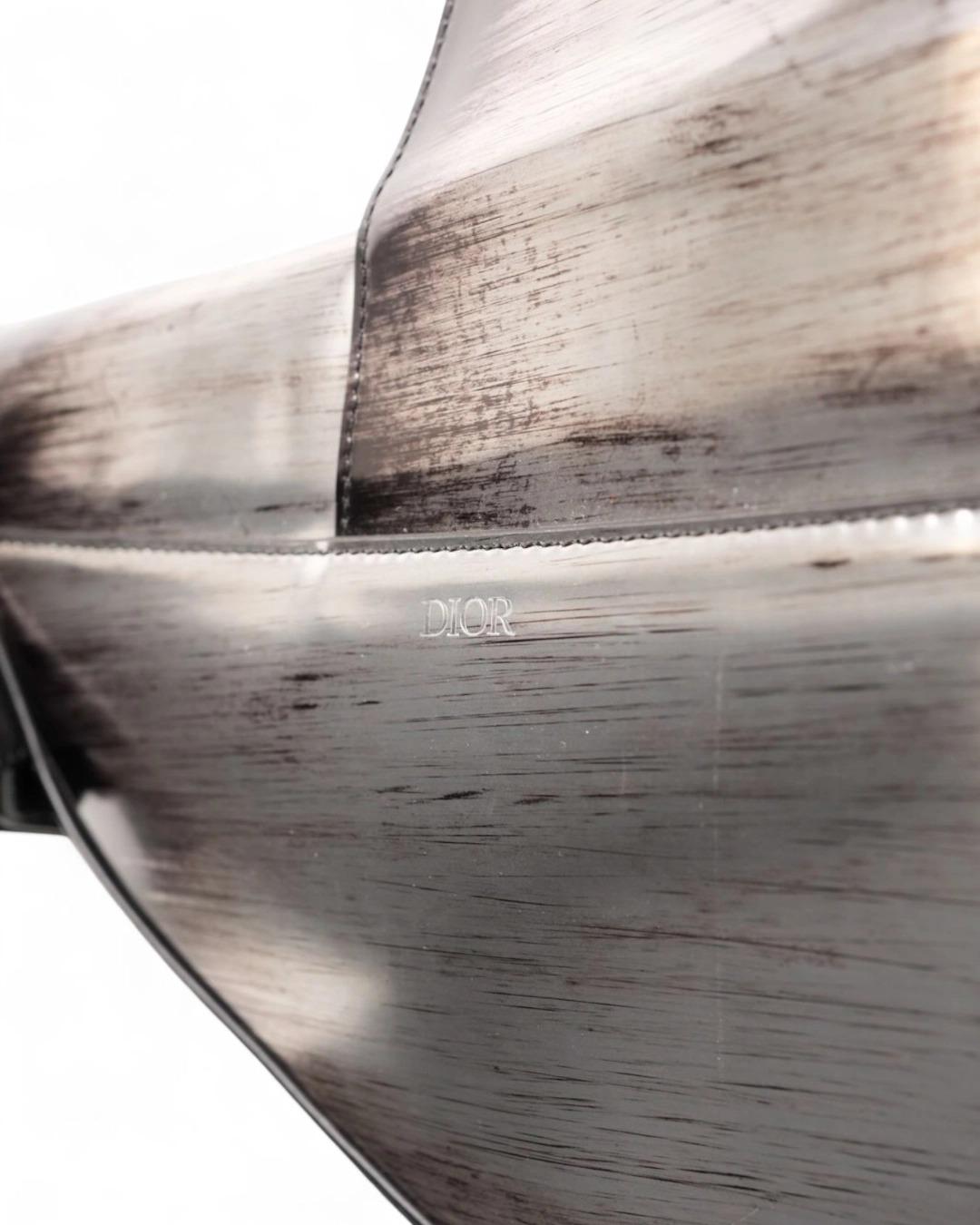 Sillín Dior Hombre Degradé Plata en venta 9