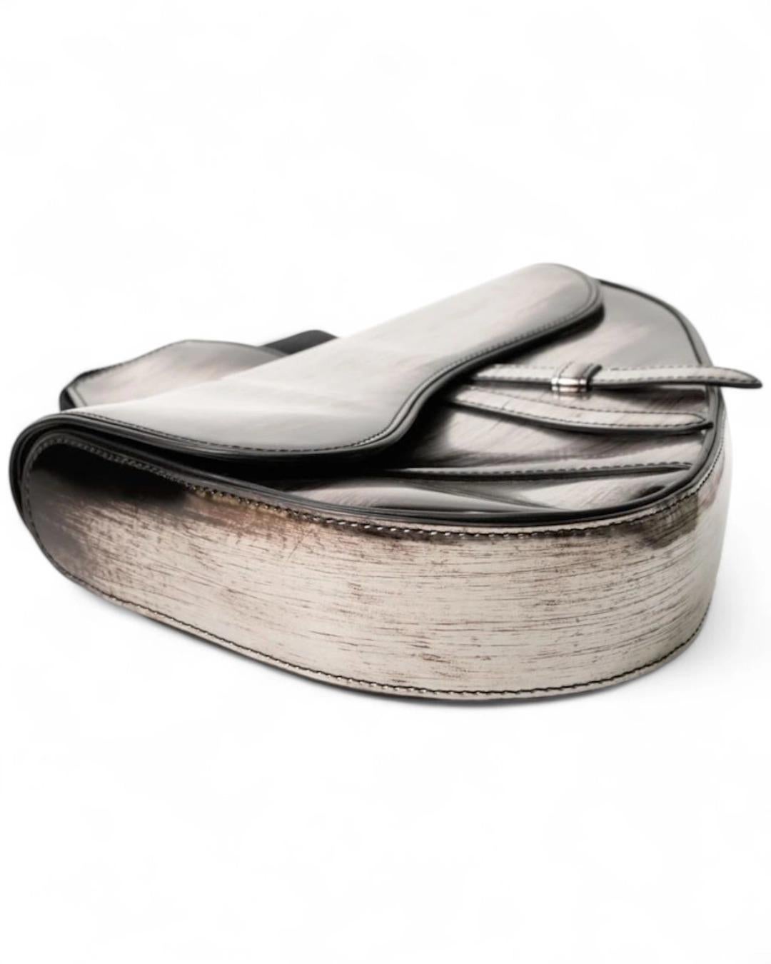 Sillín Dior Hombre Degradé Plata en venta 2