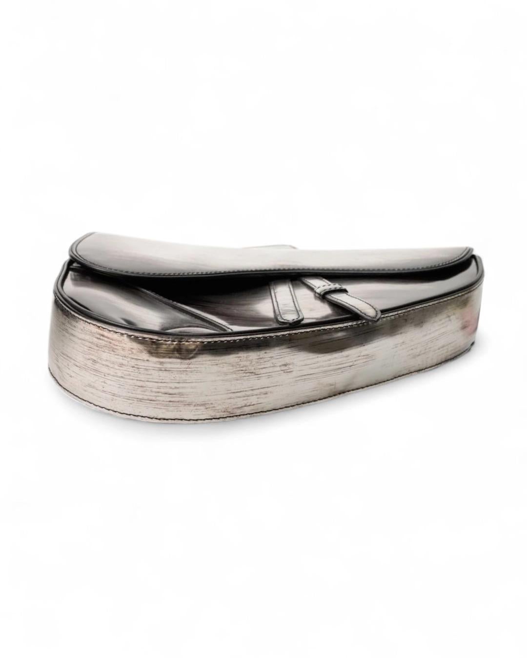 Sillín Dior Hombre Degradé Plata en venta 4