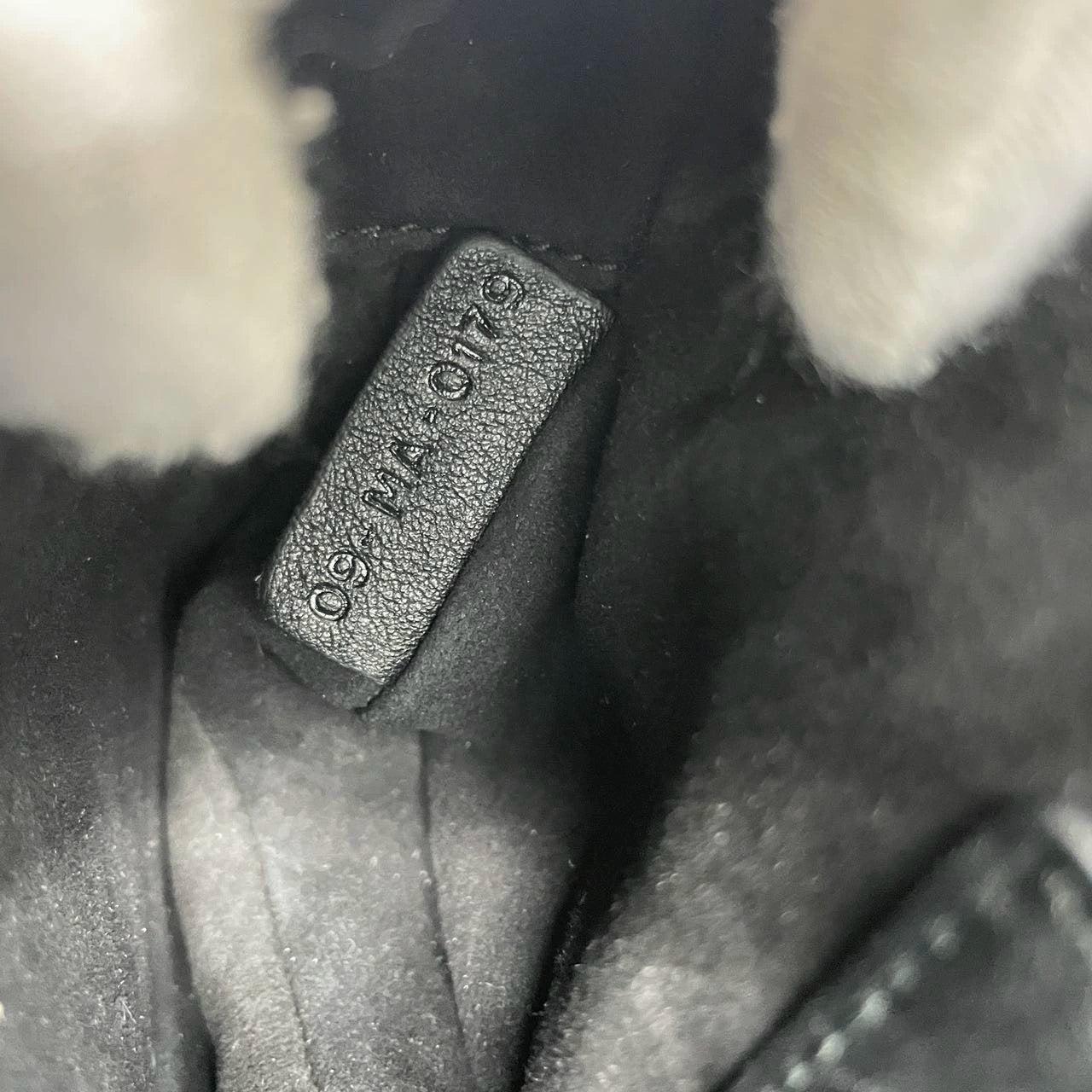 Dior Saddle Mini Beaded Black and White checkered Pattern 3