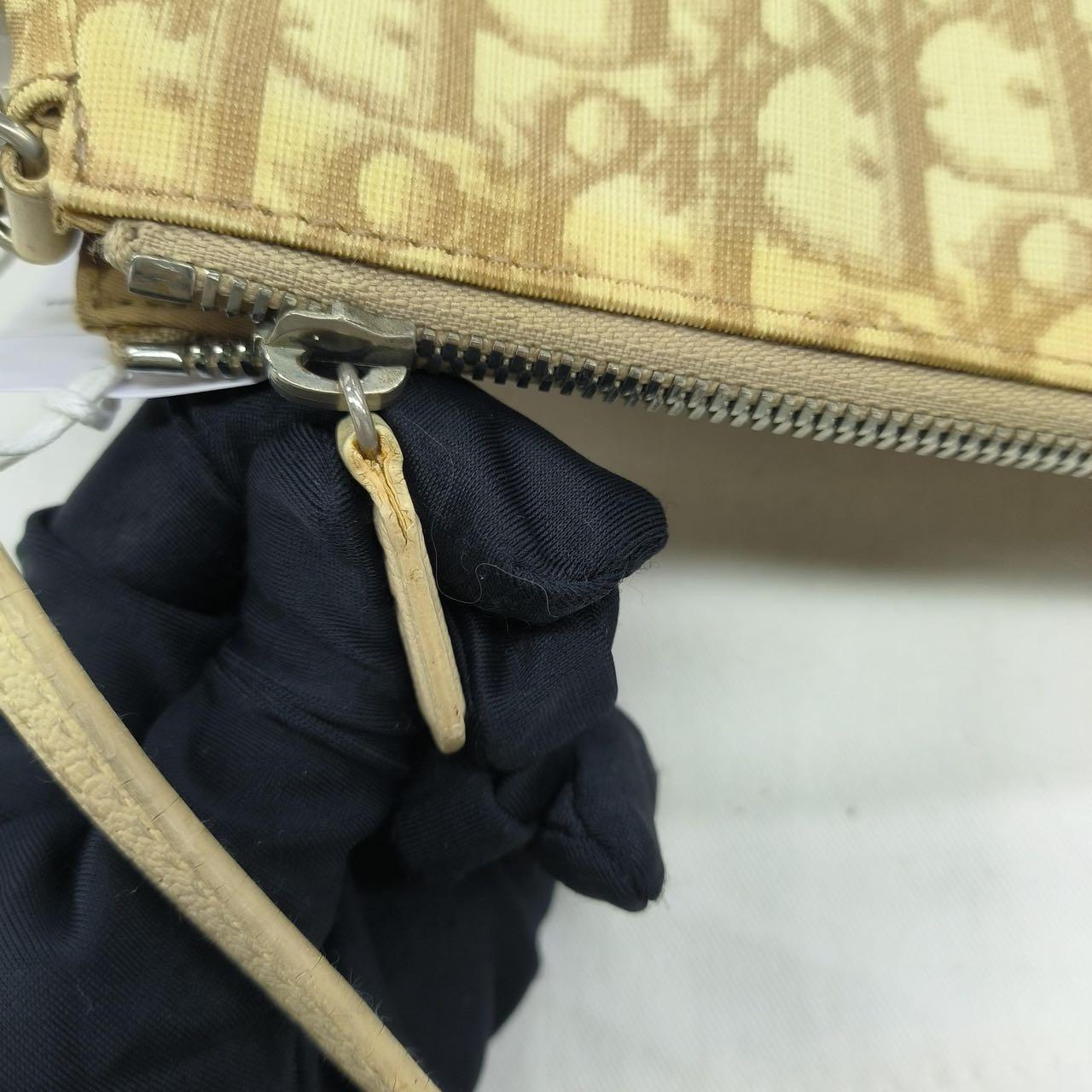 Dior Saddle Mini Classic Cream White Broderie fleurie oblique en vente 14