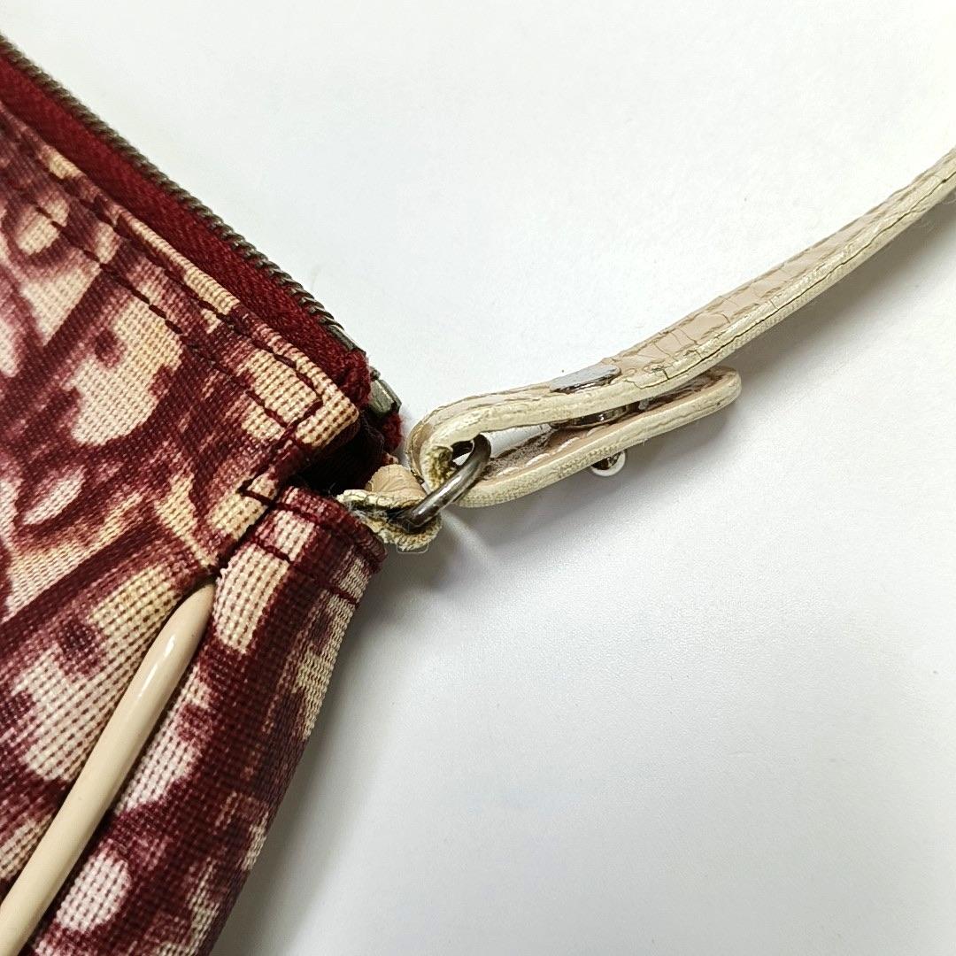 Dior Saddle Mini Classic Red Oblique Monogram Clutch Bag 5