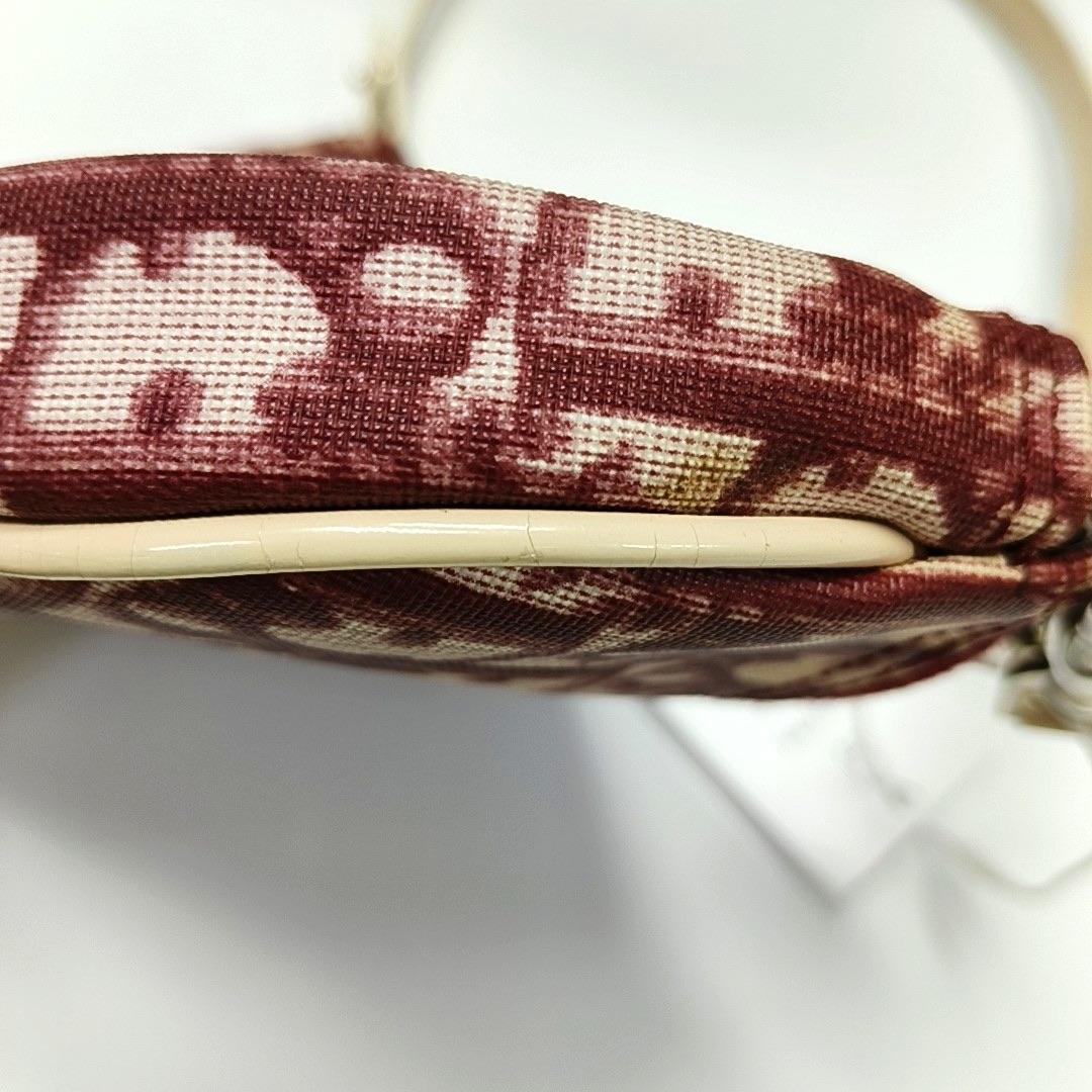 Dior Saddle Mini Classic Red Oblique Monogram Clutch Bag 6