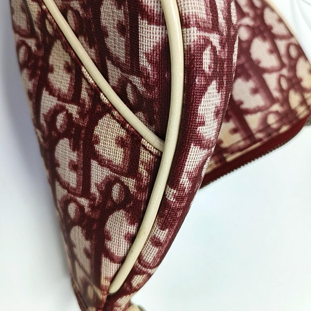 Dior Saddle Mini Classic Red Oblique Monogram Clutch Bag 7