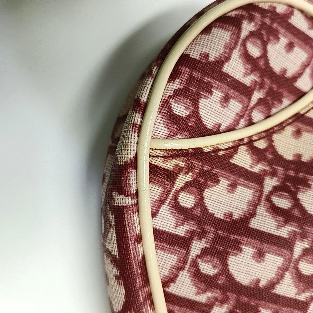 Dior Saddle Mini Classic Red Oblique Monogram Clutch Bag 9