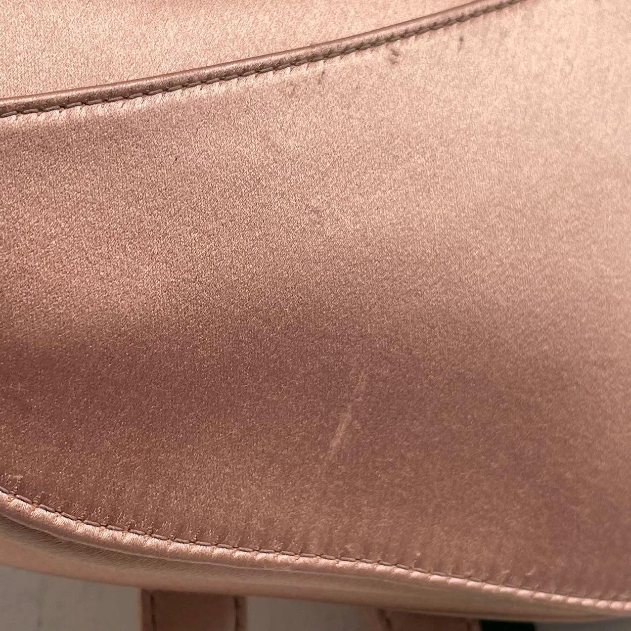 Dior Saddle Mini Silk 2019 Pink with crystals For Sale 11