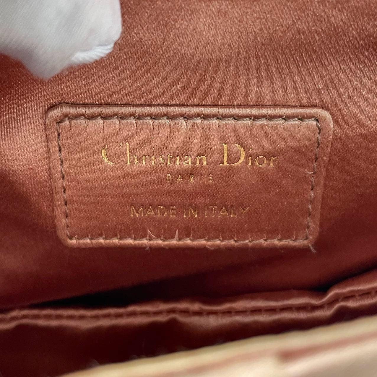 Dior Saddle Mini Silk 2019 Pink with crystals For Sale 3