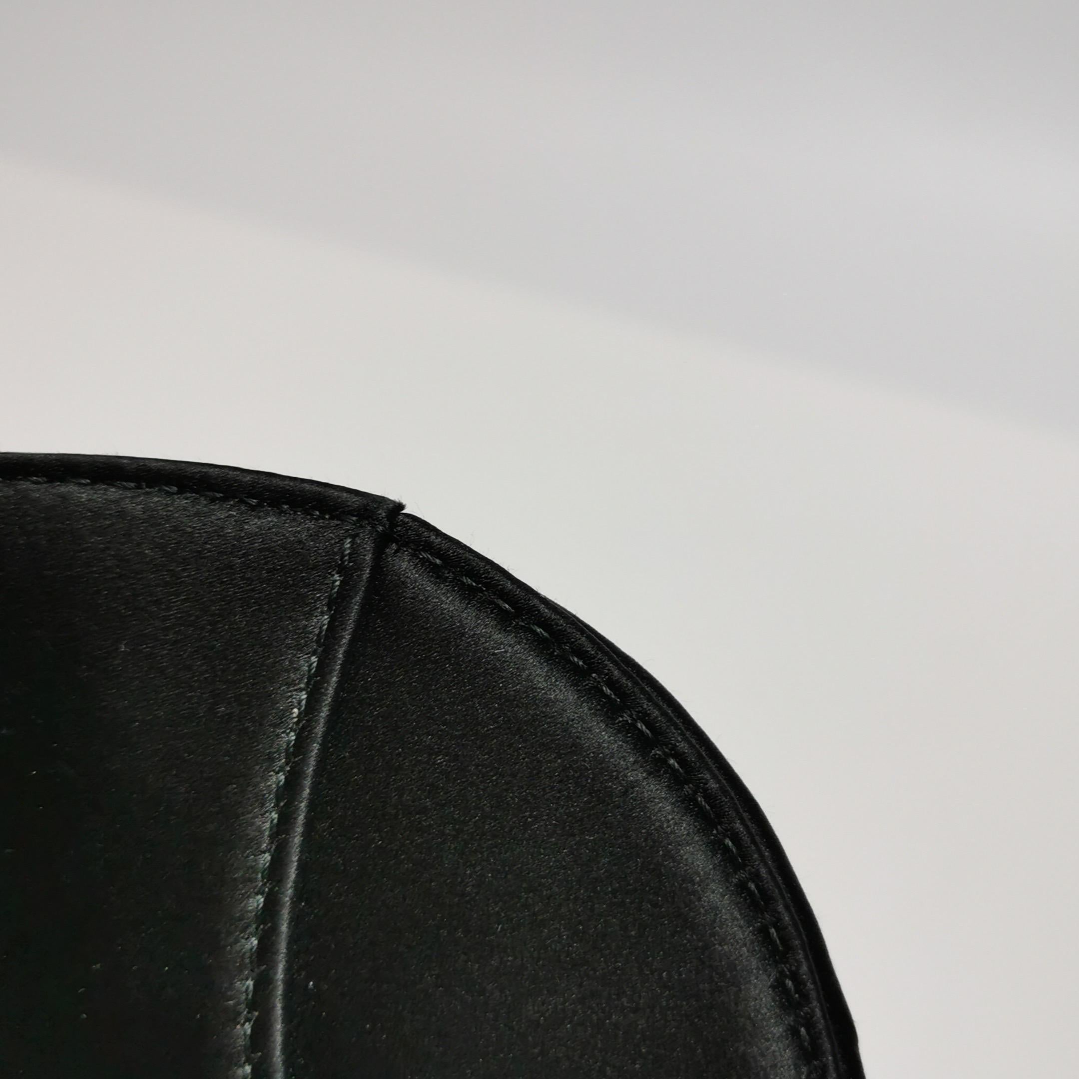 Dior Saddle Mini Silk Black with Crystal Embedded Buckles For Sale 11
