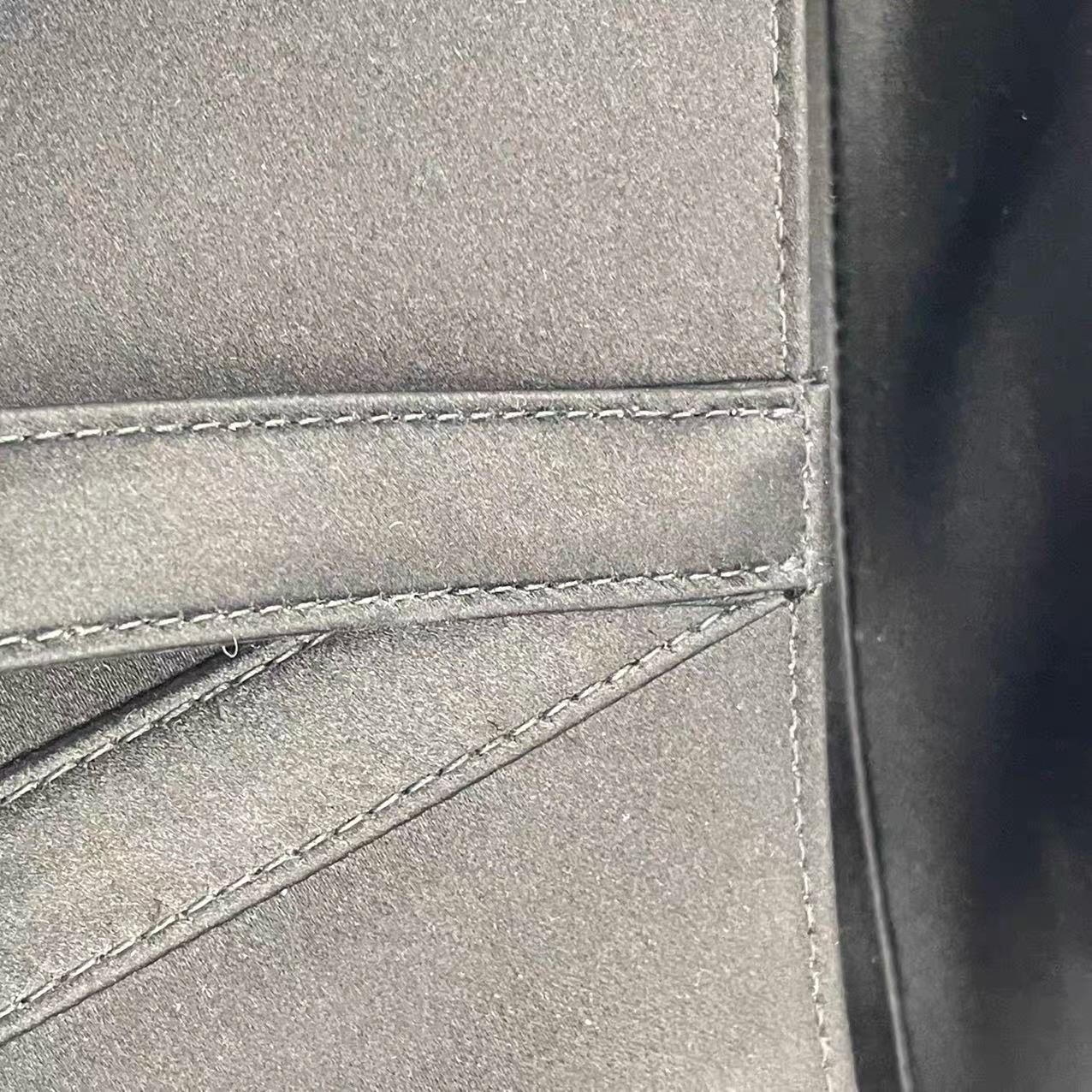 Dior Saddle Mini Silk Black avec boucles incrustées de cristal en vente 12
