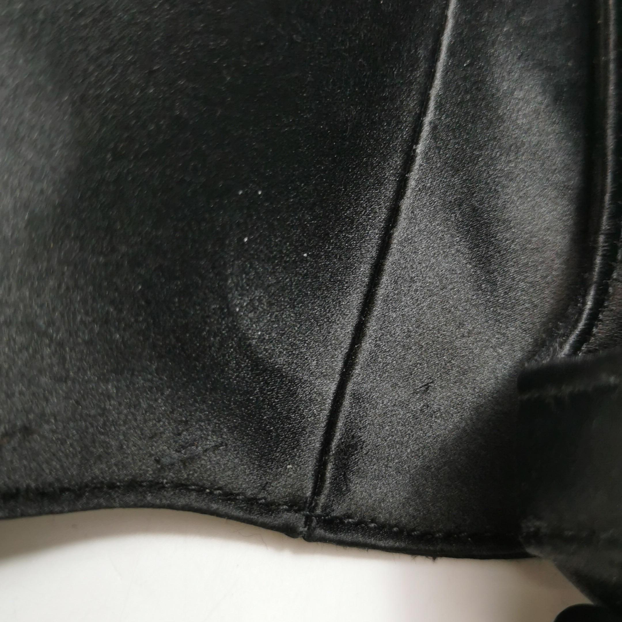 Dior Saddle Mini Silk Black with Crystal Embedded Buckles For Sale 5