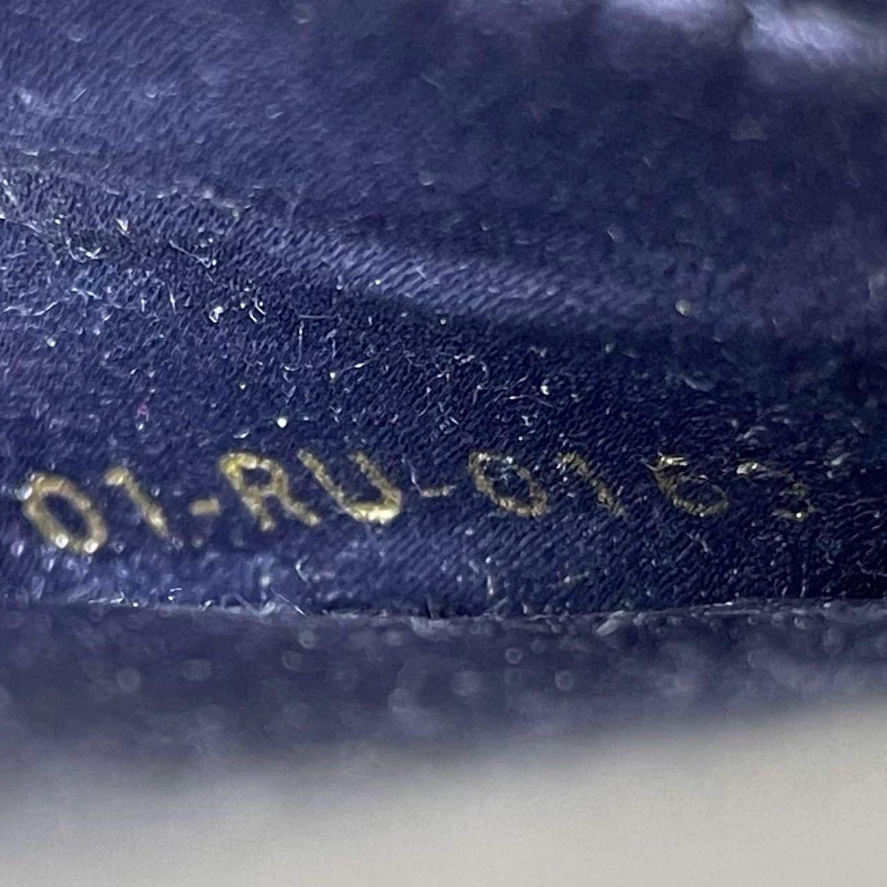 Dior Saddle Mini Silk Blue Grey with Crystal Embedded Buckles en vente 3