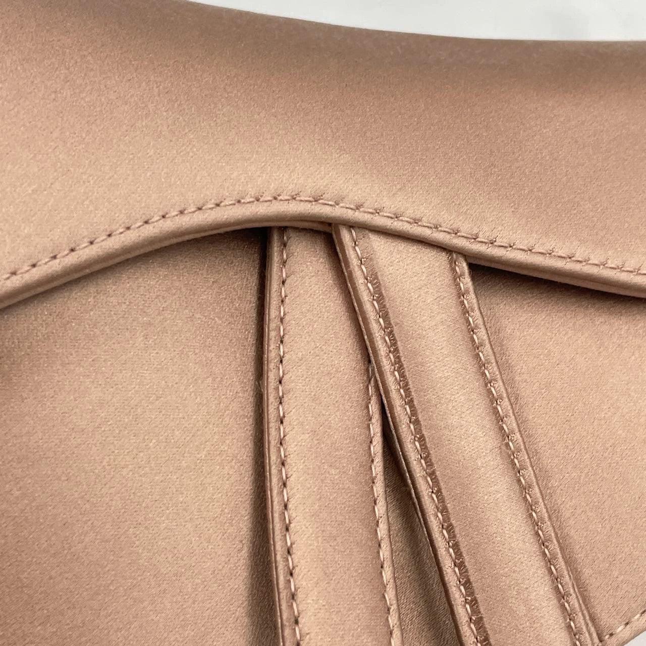 Dior Saddle Mini Silk Pink with crystals 8