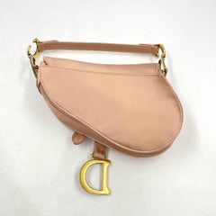 Dior Saddle Mini Silk Pink with crystals