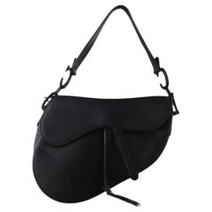 Dior Saddle So Black Medium Calfskin Leather Bag, 2019