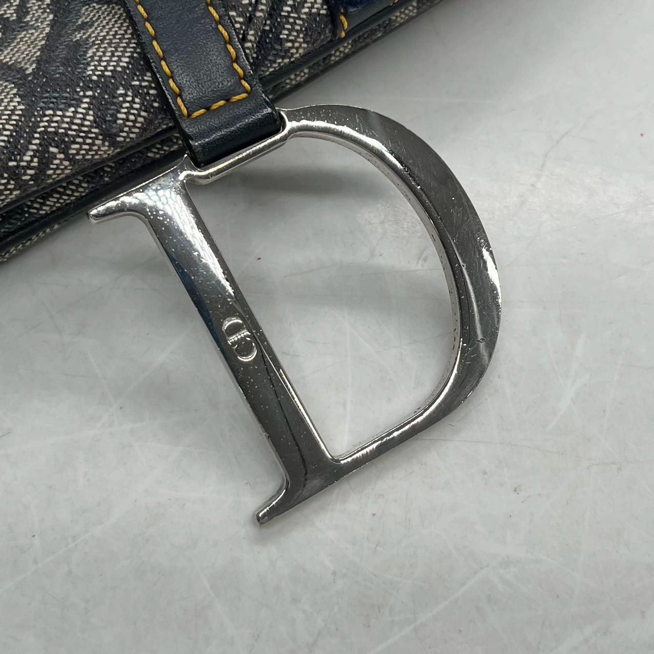 Dior Saddle Vintage Black Oblique 7