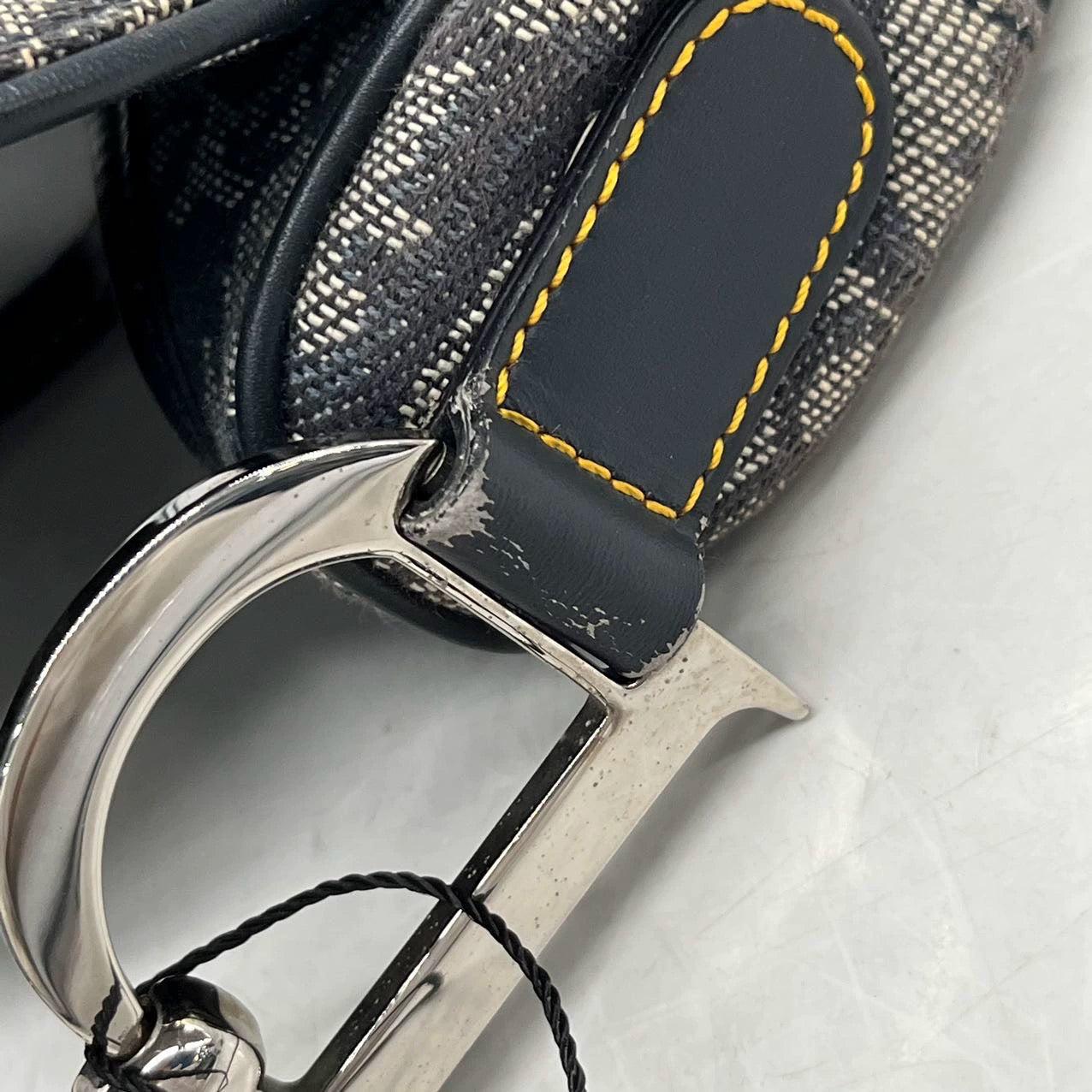 Dior Saddle Vintage Black Oblique 10