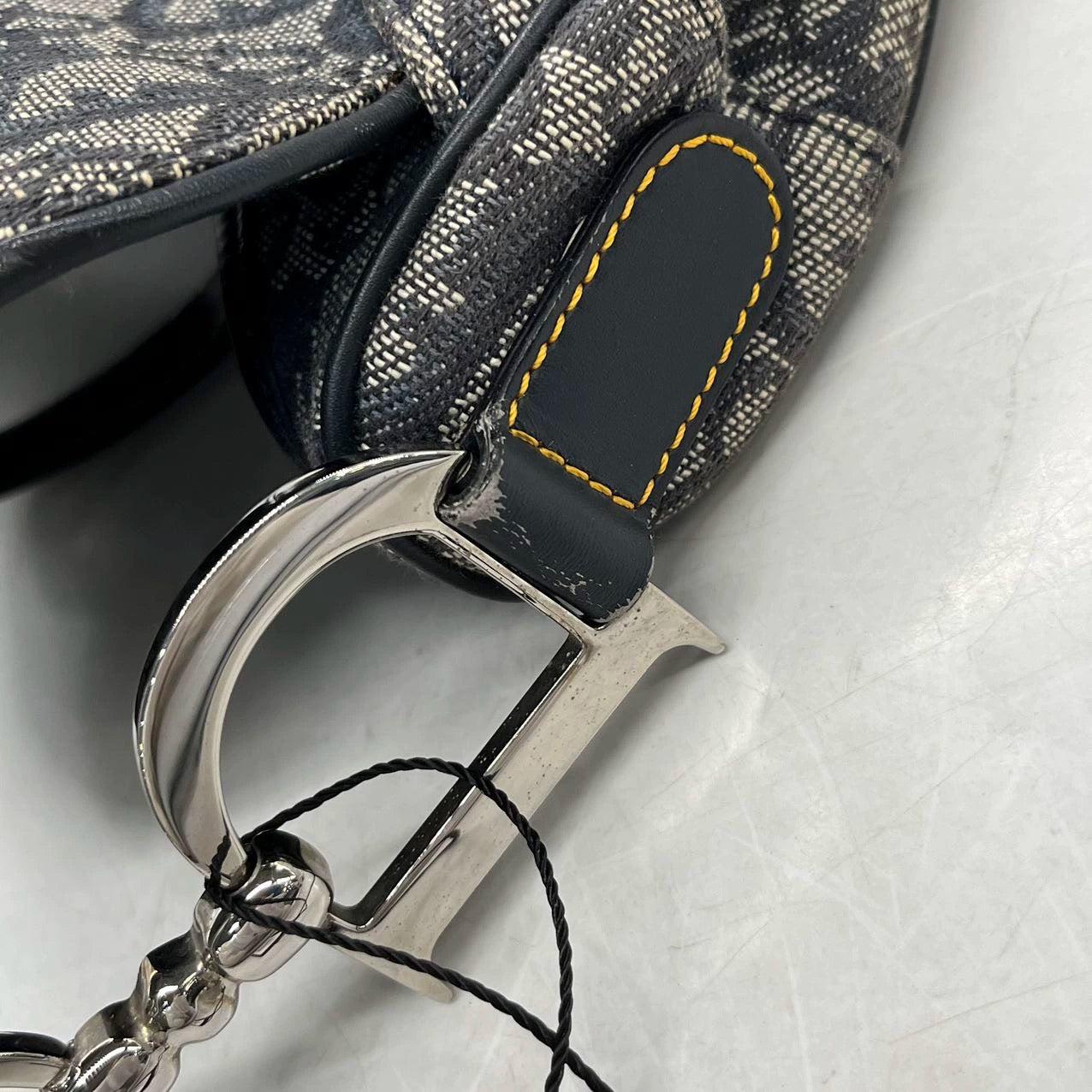 Dior Saddle Vintage Black Oblique 11