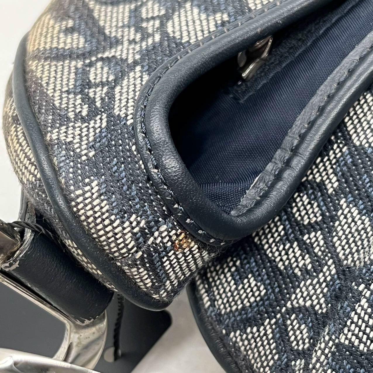 Dior Saddle Vintage Black Oblique 12