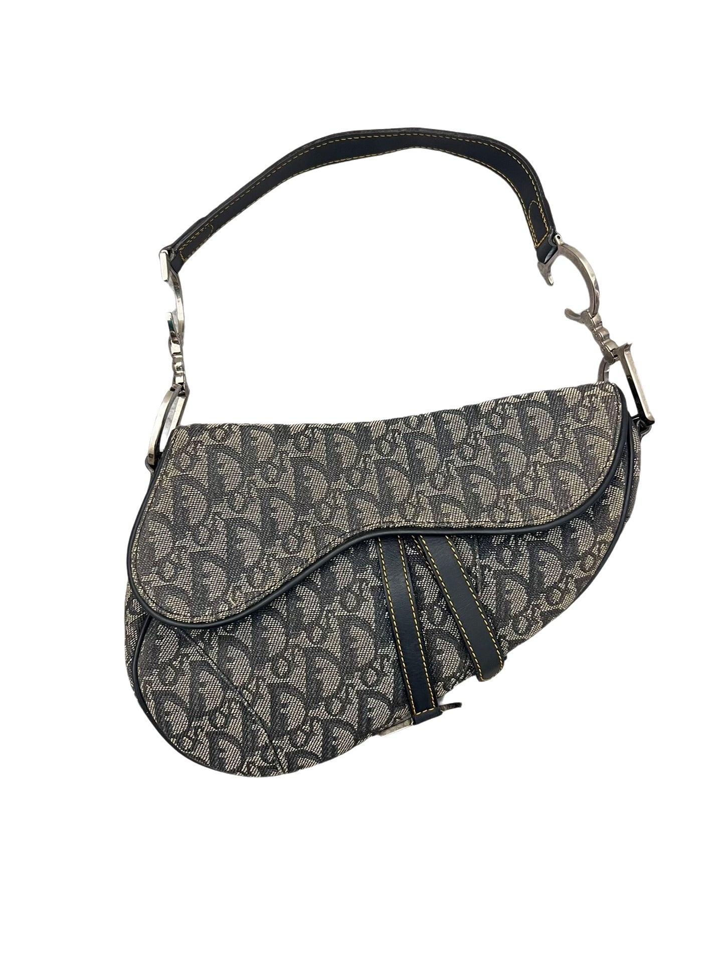 Dior Saddle Vintage Black Oblique 14