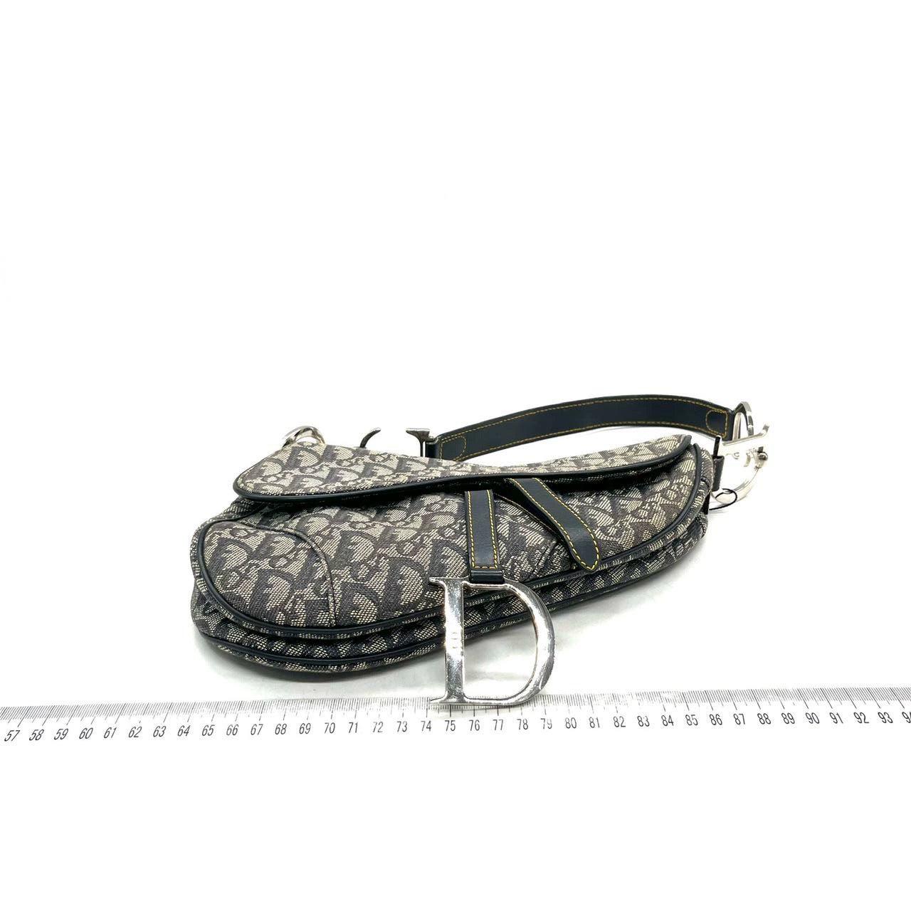 Women's Dior Saddle Vintage Black Oblique