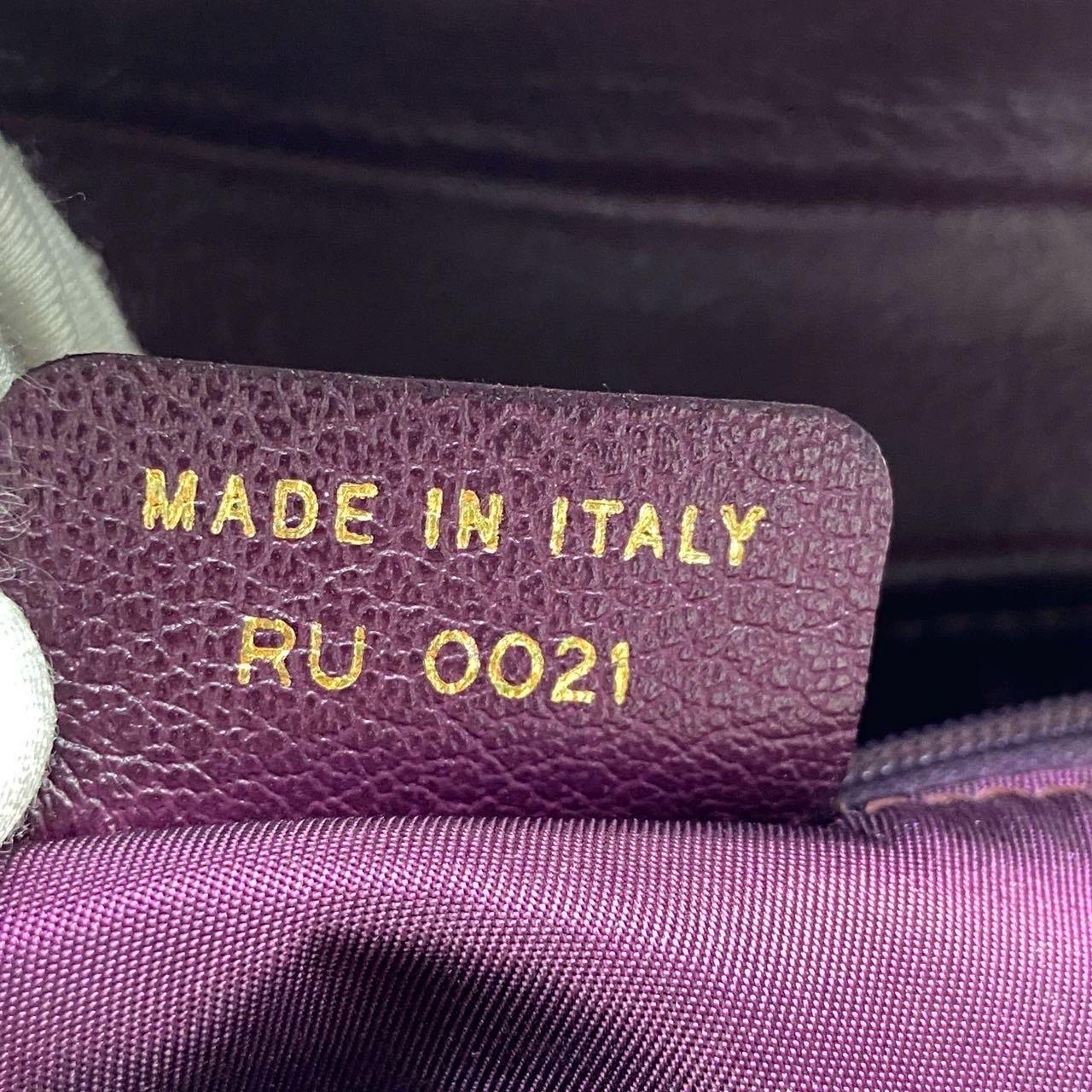 Dior Saddle Vintage Burgundy Purple Wine Calfskin Leather Gold Hardware Shoulder en vente 2