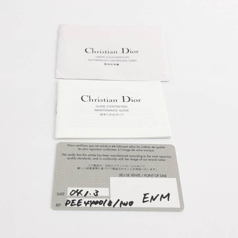 Dior Saddle Vintage Leather White with Silver Hardware 5