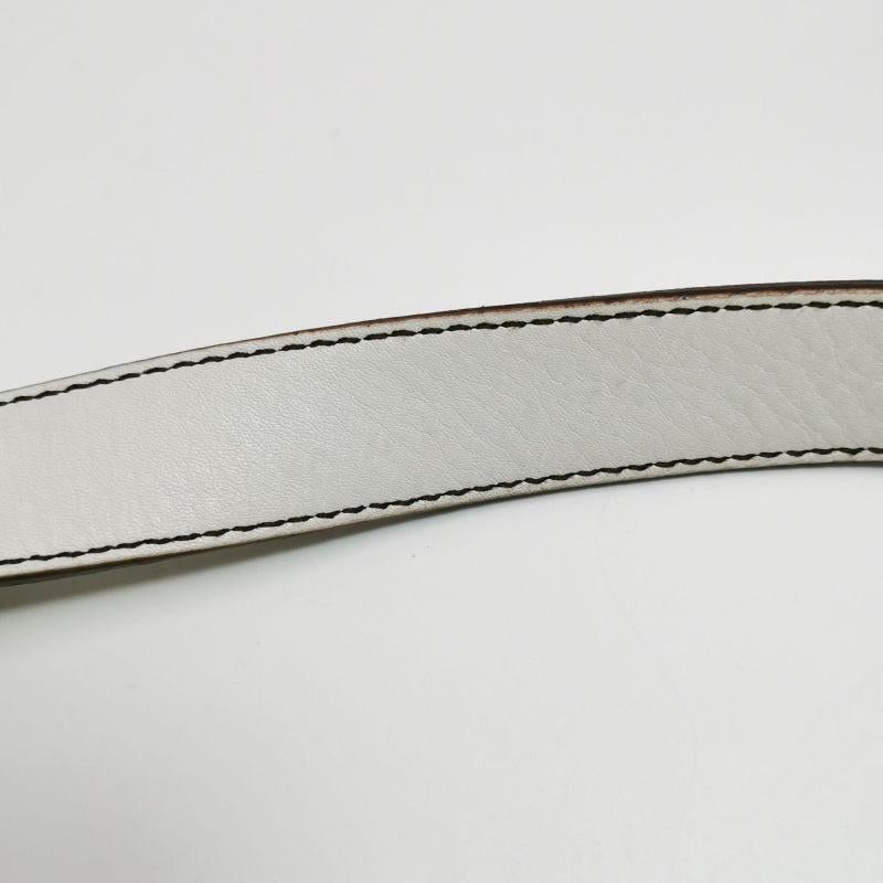 Dior Saddle Vintage Leather White with Silver Hardware 3