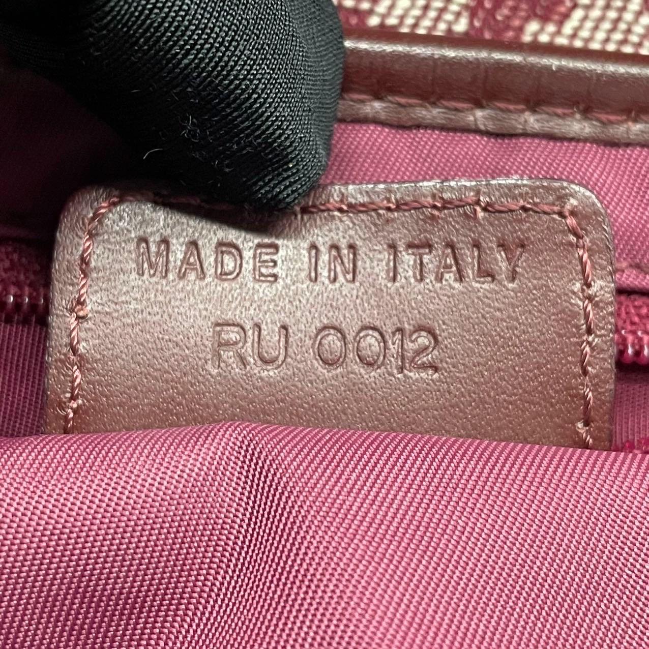 Dior Saddle Vintage Medium Red Burgundy Monogram Oblique Umhängetasche 2002 im Angebot 12