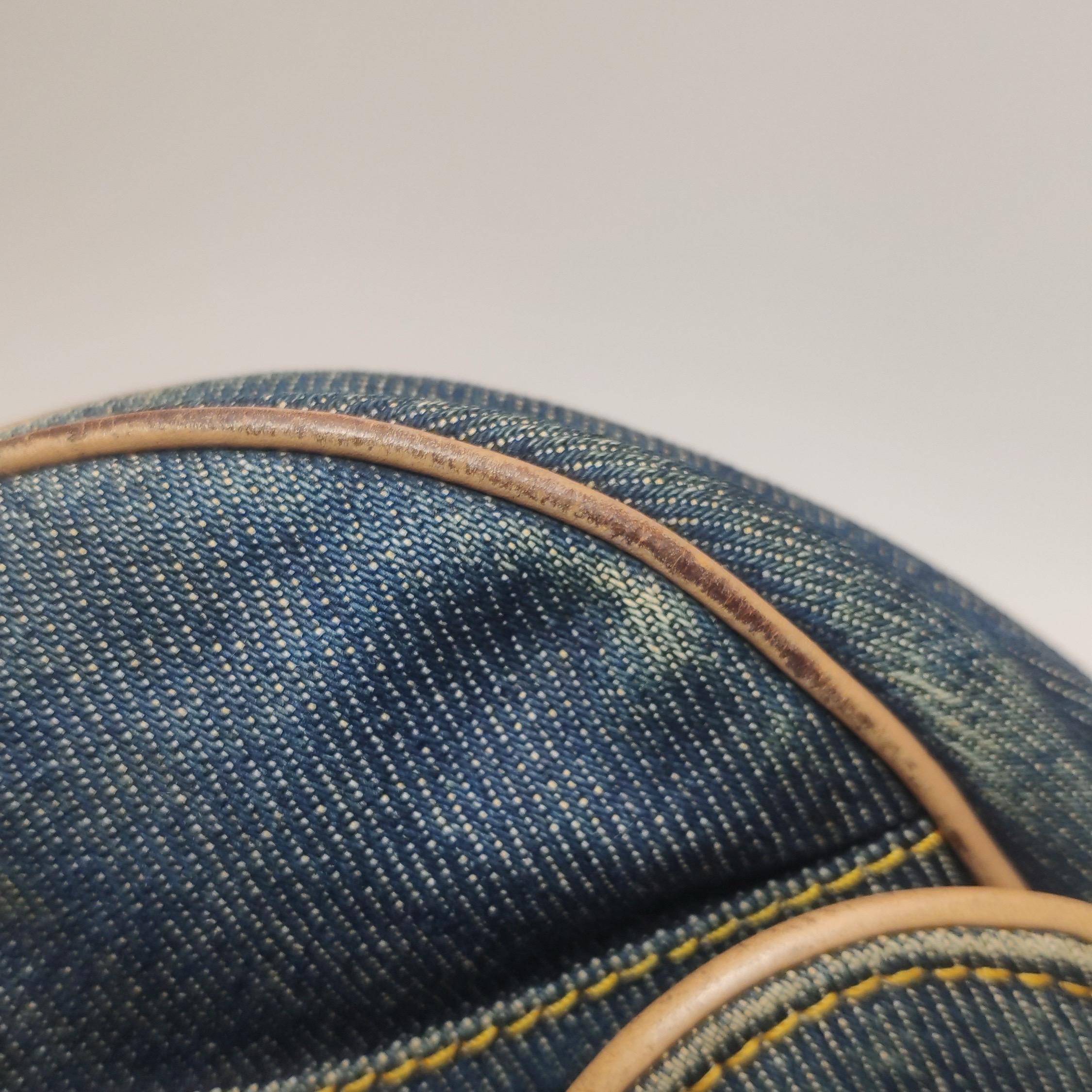 Dior Saddle Vintage Navy Denim with Silk Lining and Leather Trim 4