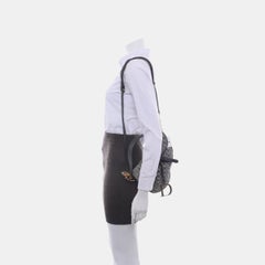 Dior Saddle Vintage Navy Oblique with Multicolor Silk Lining