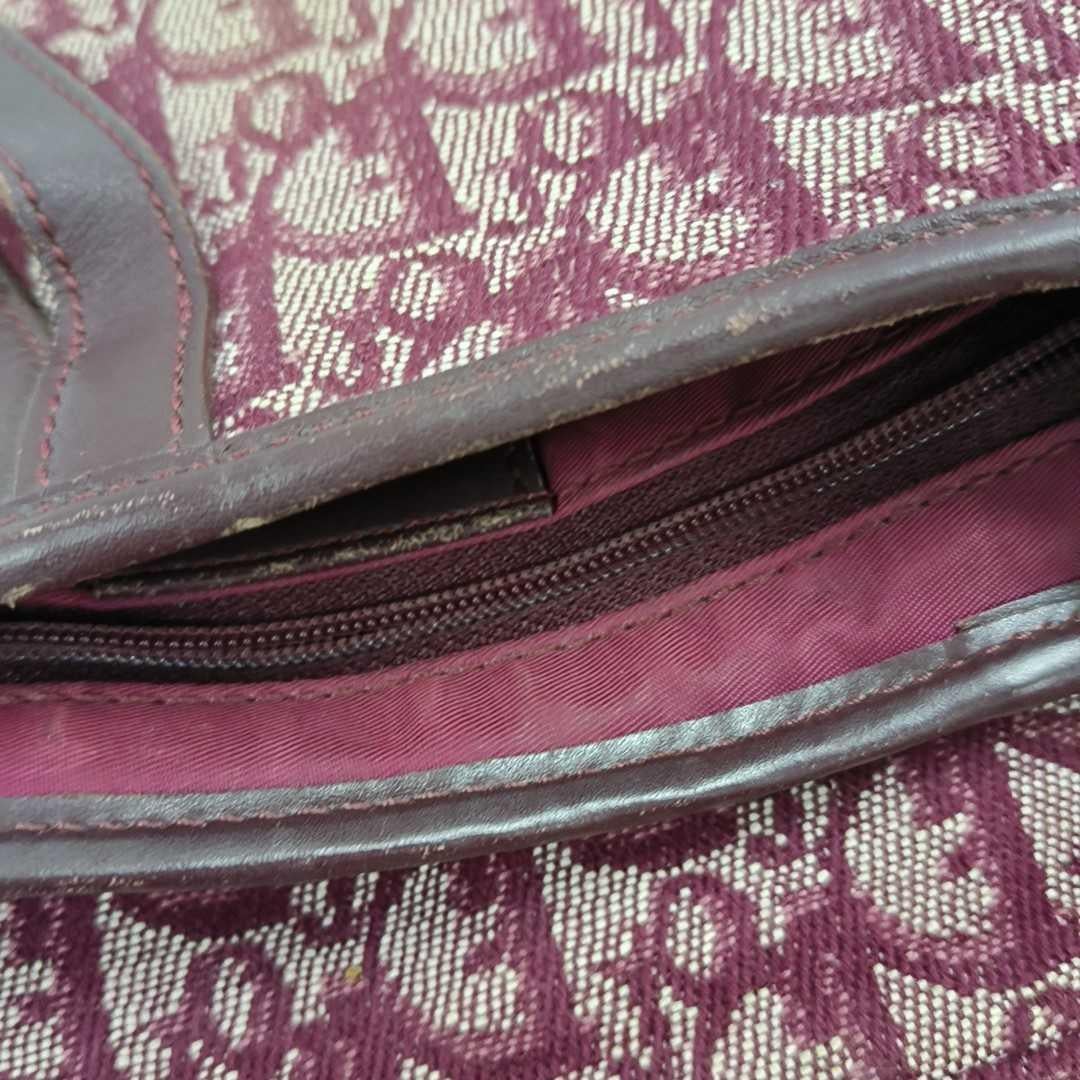 Dior Saddle Vintage Red Burgundy Oblique 6
