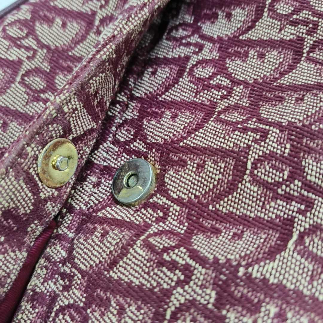 Dior Saddle Vintage Red Burgundy Oblique 8