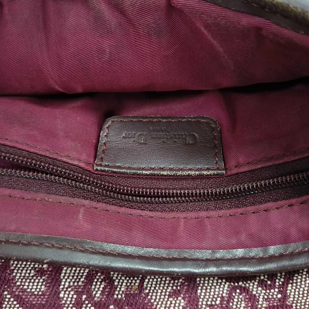 Dior Saddle Vintage Red Burgundy Oblique 2