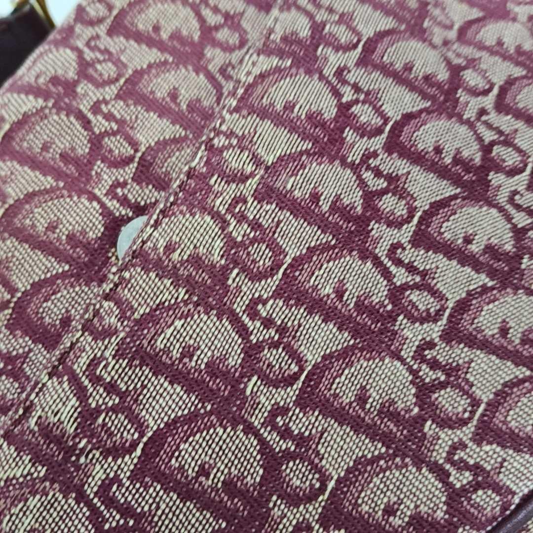Dior Saddle Vintage Red Burgundy Oblique 5