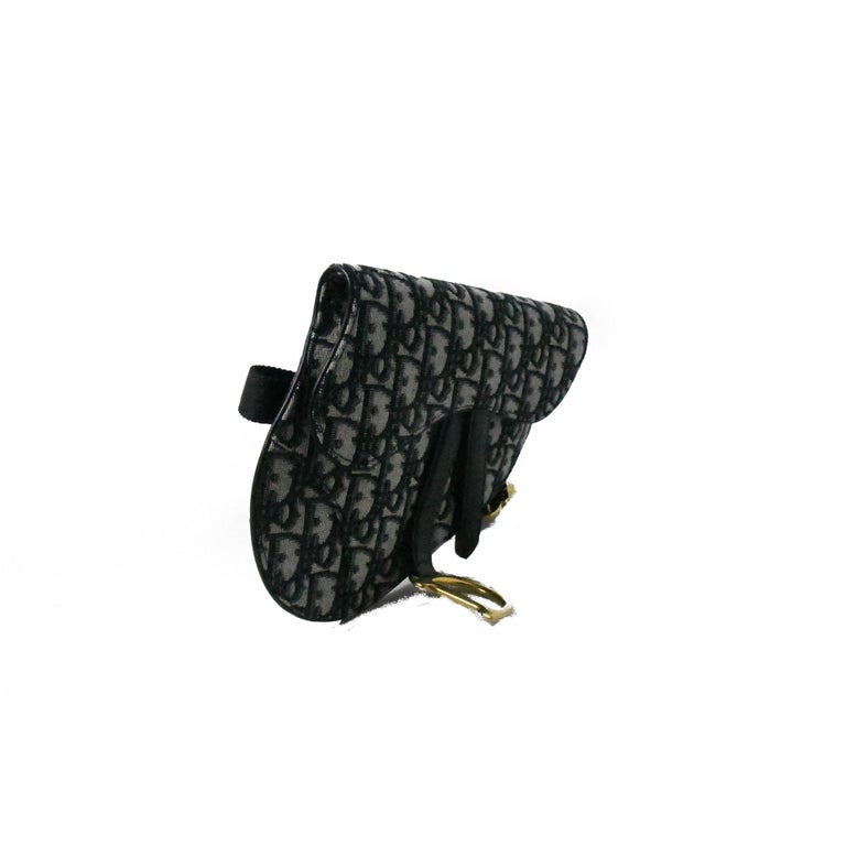 Dior Saddle Waist Bag Blue For Sale at 1stDibs
