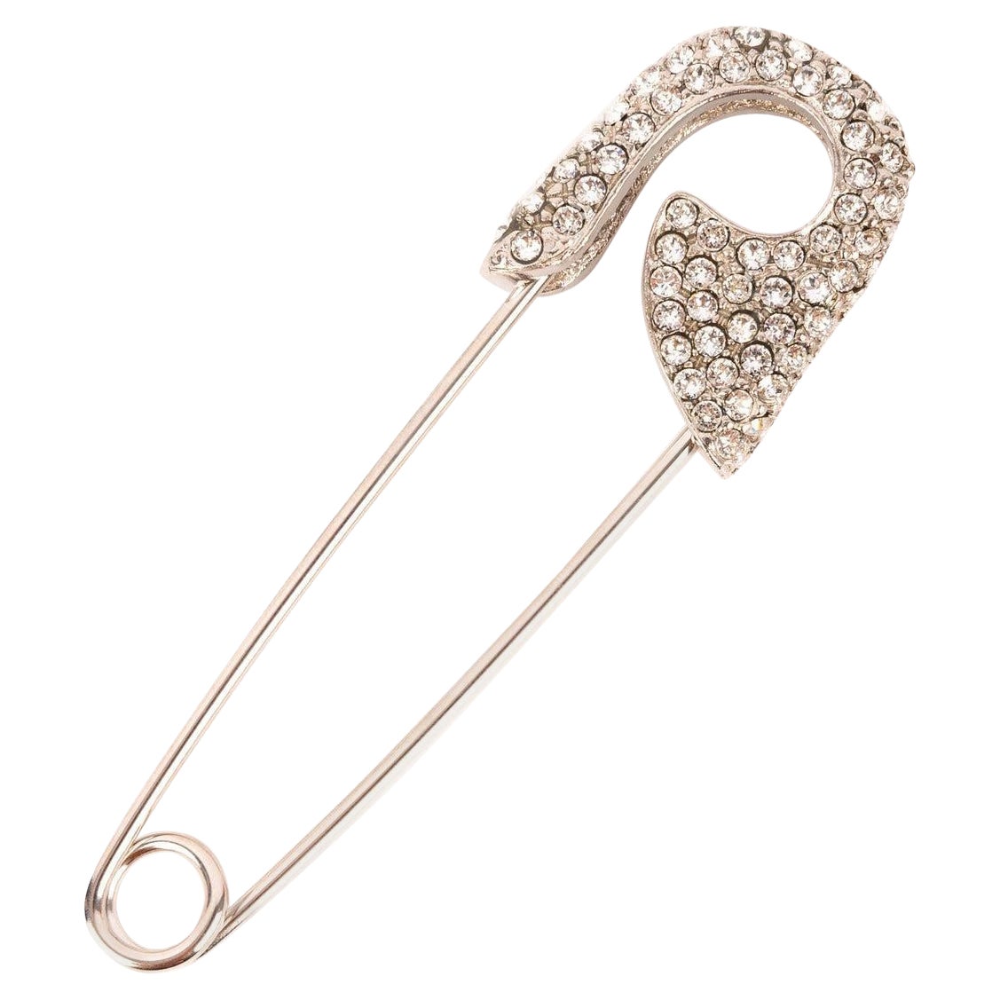 Dior Broche de sécurité avec strasss Swarovski, années 1990 en vente