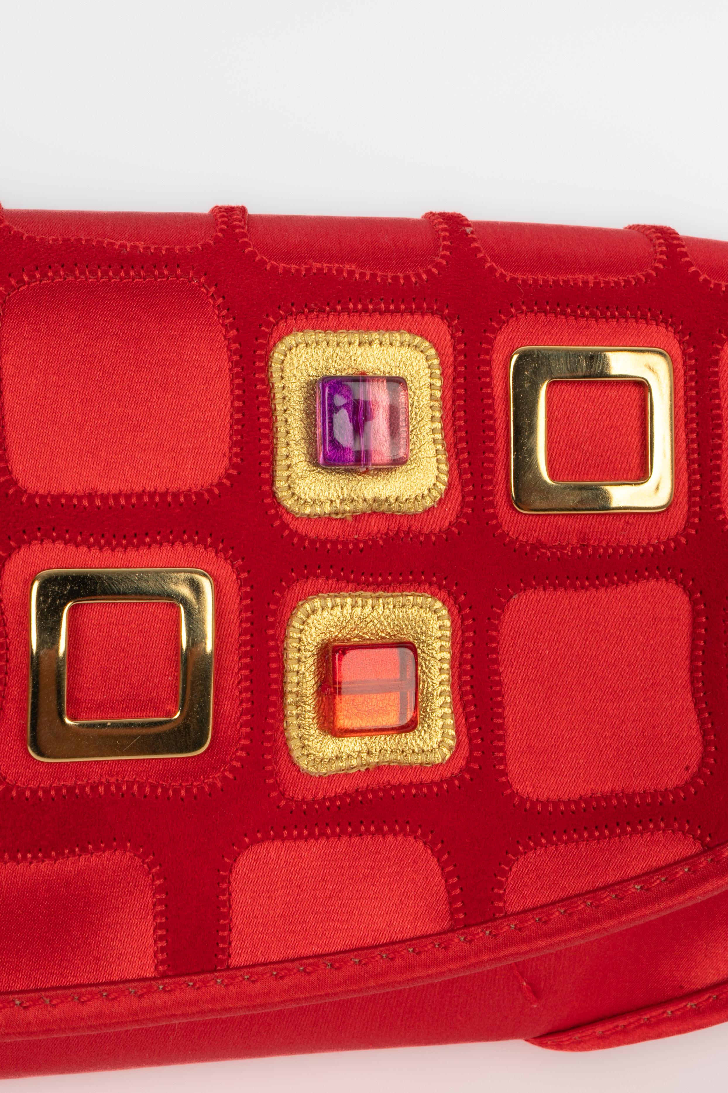 Dior satin handbag For Sale 3