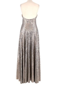 Dior Sequin Embellished Silk Gown