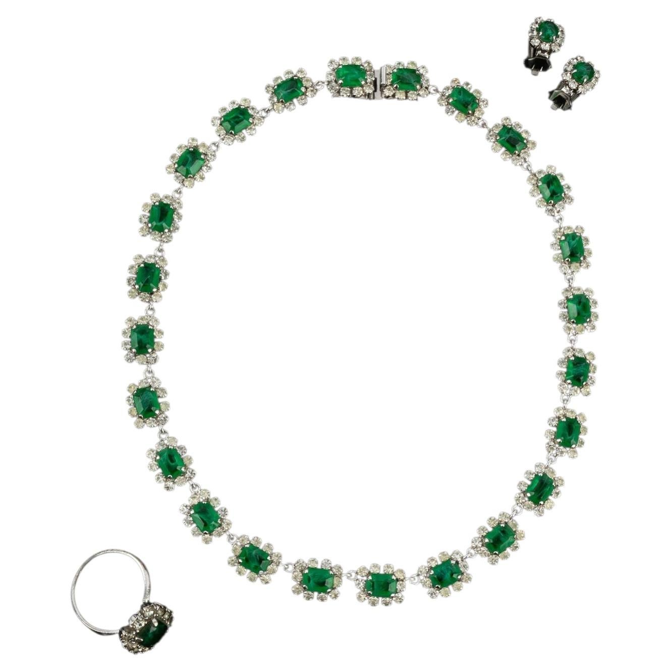 Set di gioielli Dior di Marc Bohan 1960 circa