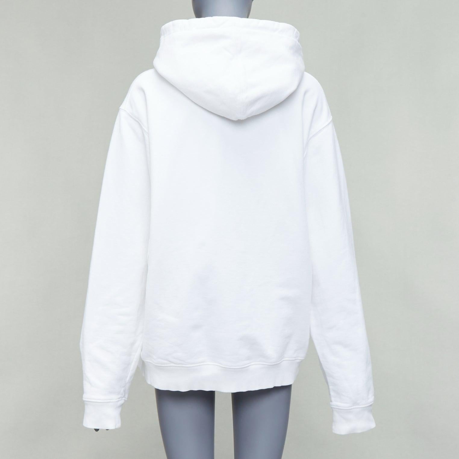 Women's DIOR Shawn Stussy logo bee embroidery cotton hoodie XXL For Sale