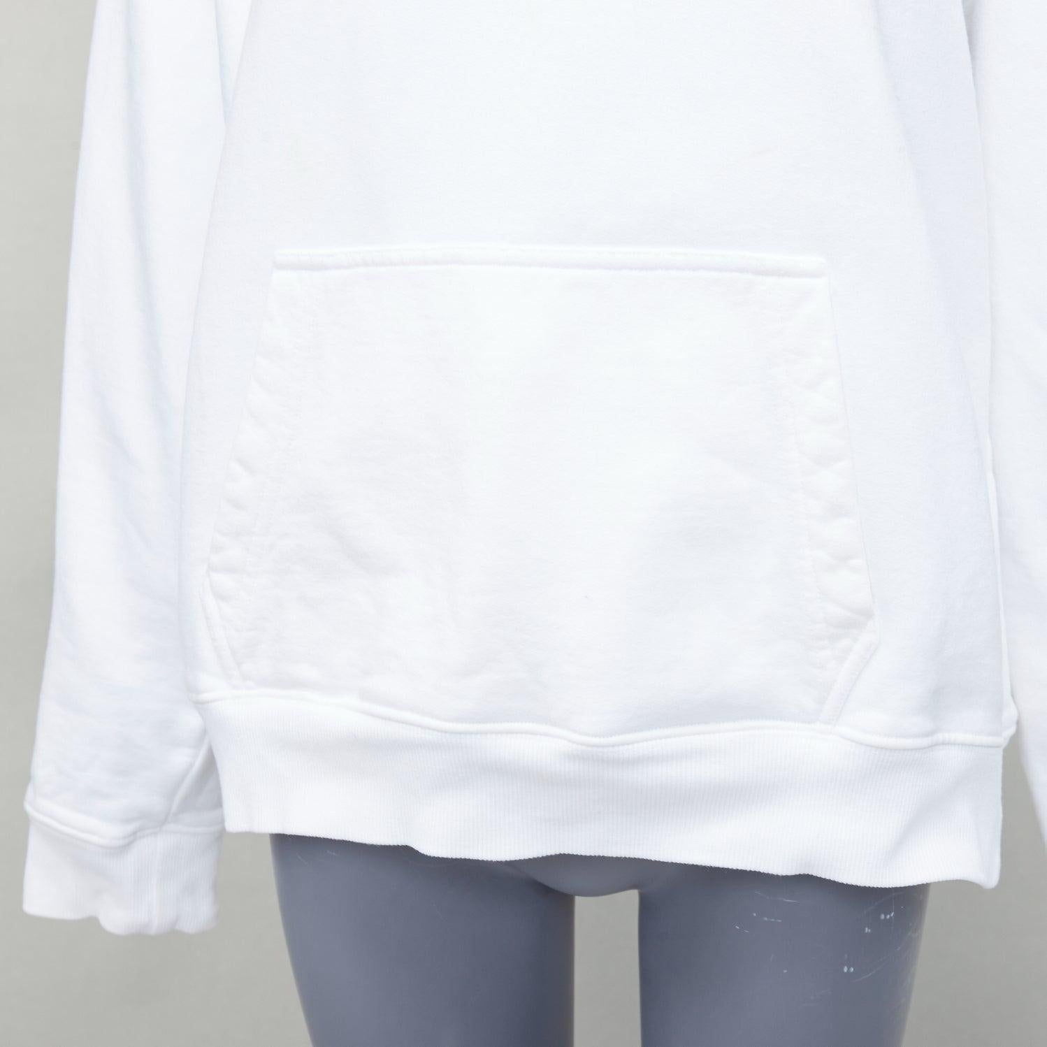 DIOR Shawn Stussy logo bee embroidery cotton hoodie XXL For Sale 2