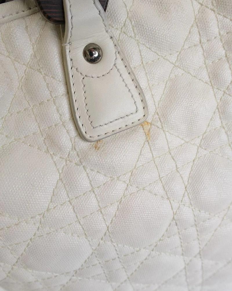 Dior Shopper Lady Cannage White 9